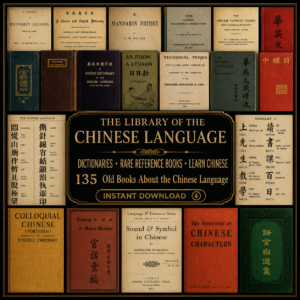 135 Rare Chinese Language Books PDF Library – Mandarin, Cantonese & Dictionaries