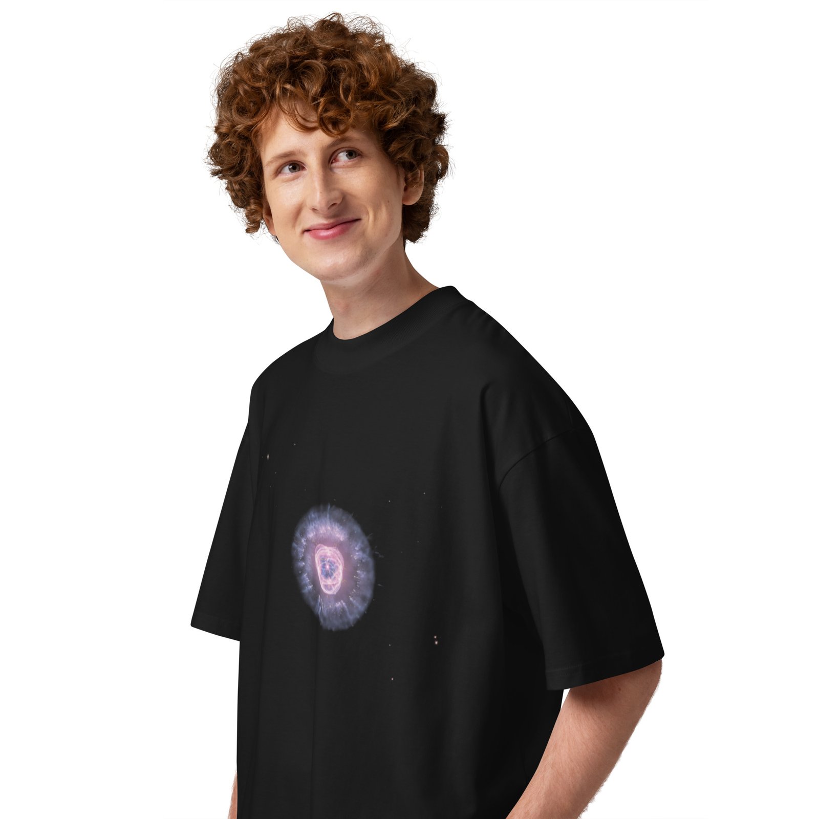 Lion Nebula Roars in Webb’s Sights | Unisex organic oversized high neck t-shirt - Image 8